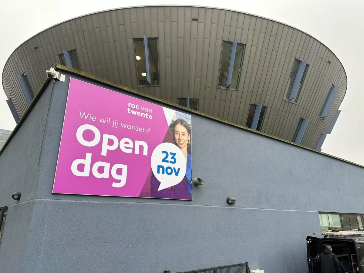 ROC open dag reclamebord